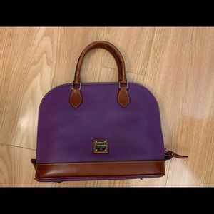 Dooney and Bourke Zip Zip Pebbled Leather Satchel